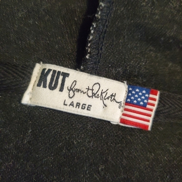 Kut from the Cloth Open front Cascading Knit Cardigan size Large, classic - Picture 8 of 8